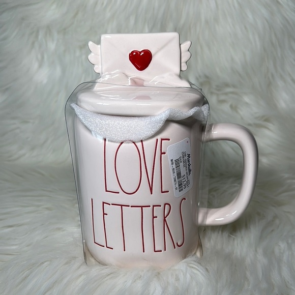 Rae Dunn Other - Rae Dunn Love Letters Mug with Red Heart